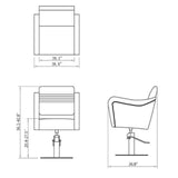 DIR Styling Chair Captain-1853 Salon Equipment Dream In Reality 