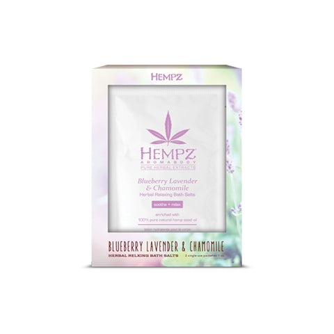 Hempz Blueberry Lavender & Chamomile Bath Salts 1 OZ