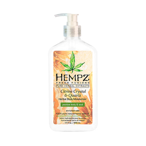Hempz Citrine Crystal and Quartz Moisturizer 17 OZ.