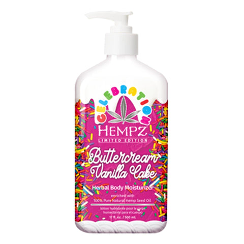 Hempz Limited Edition Buttercream Vanilla Cake 17 oz Tanning Lotions Hempz 