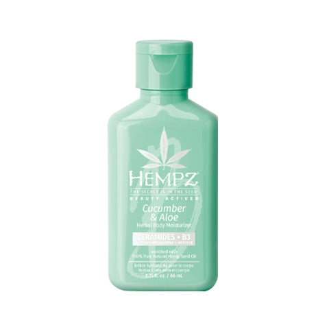 Hempz Cucumber and Aloe + Ceramides + B3 2.25 OZ. 