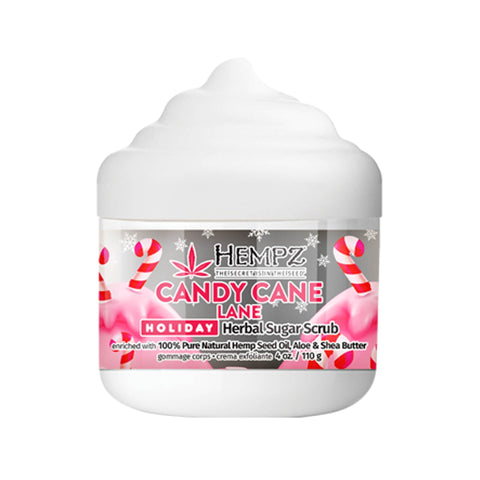 Hempz Limited Edition Candy Cane Lane Herbal Body Scrub