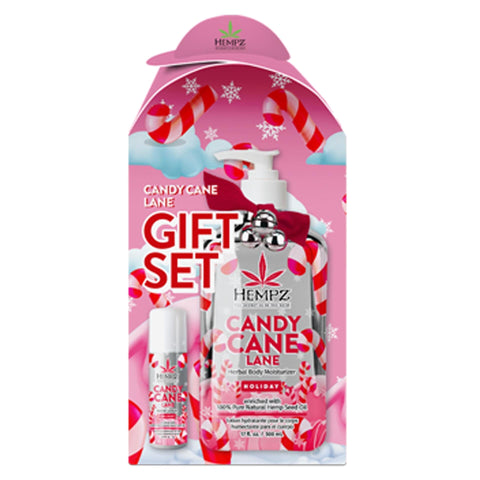 Hempz Candy Cane Lane 2 piece Holiday Gift Set Skin Care Hempz 