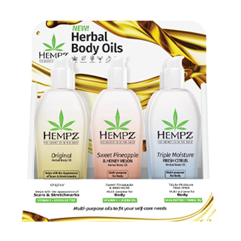 Hempz Body Bliss 9 piece Display