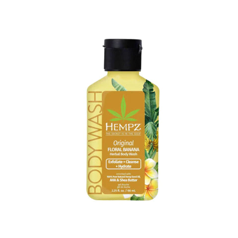 Hempz Original Floral Banana Herbal Body Wash 2.25 oz