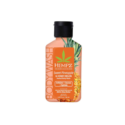 Hempz Sweet Pineapple & Honey Melon Herbal Body Wash 2.25 oz