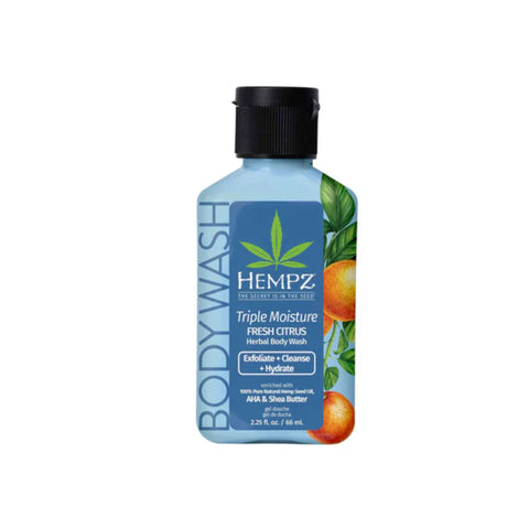 Hempz Triple Moisture Herbal Body Wash 2.25 oz