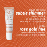 Hempz Glow Getter Herbal Lip Gloss with Shimmer .44 oz Skin Care Hempz 