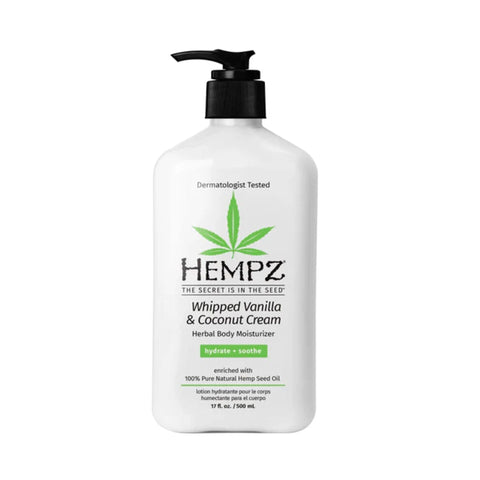 Hempz Whipped Vanilla and Coconut Herbal Body Moisturizer 17 oz