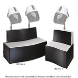Salon Ambience RC/082-5 Lounge Waiting Chair-Double w/Dryer Bracket Salon Equipment Salon Ambience 