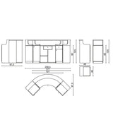 Salon Ambience RD/140 Form Reception Desk Salon Equipment Salon Ambience 
