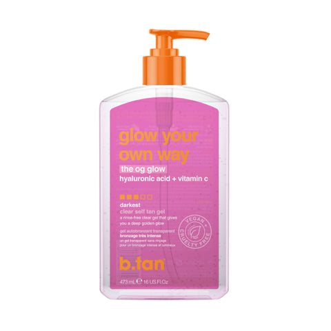 B. Tan Glow Your Own Way Daily Glow Gradual Self Tan Gel 16 oz