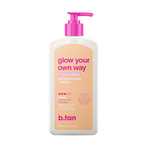B.Tan Glow Your Own Way Express Lotion 8 oz
