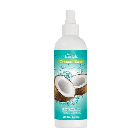 Body Drench Coconut Water Spray Lotion 8.5 OZ. Spray Tanning Product Body Drench 