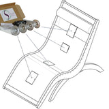 Touch America Legato Lounger 31060 Salon Equipment Touch America 