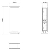 DIR LED Lighting Styling Station Magic Double - 6112 Salon Equipment Dream In Reality 