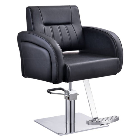 DIR Styling Chair Anodic-1837 Salon Equipment Dream In Reality Black Round Base No Cover