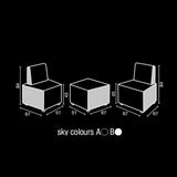 Salon Ambience RC/052 Transformer Wait Chair-Long Backrest Salon Equipment Salon Ambience 