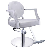 DIR Styling Chair Regent-1157 Salon Equipment Dream In Reality White Round Base No Cover