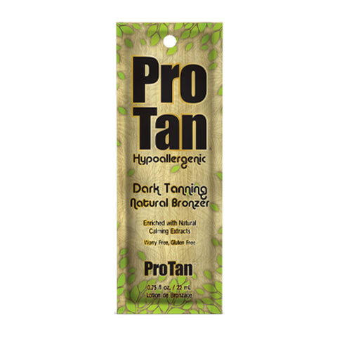 Pro Tan Hypoallergenic Natural Bronzer packette .75 oz (5 Pack) Tanning Lotions Pro Tan 