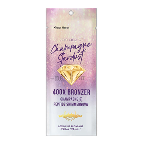 Tan Asz U Double Shot Champagne Stardust  .75 OZ.