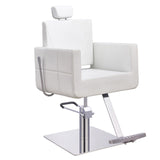 DIR All Purpose Reclining Chair Tetris-1294 Salon Equipment Dream In Reality White Round Base No Thanks