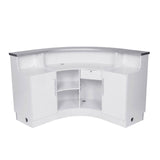 DIR LED Lighting Reception Desk Janus-Curved L-Shaped 4888 Salon Equipment Dream In Reality 