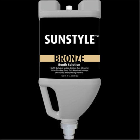 Sunstyle Sunless Bronze Booth Solution Vented 128 oz Gallon Jug Spray Tanning Booth Solutions Sunstyle 