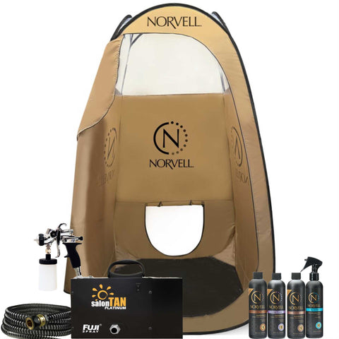 Fuji 6150 salonTAN PLATINUM T-Pro Ultra Quiet Tanning System Start-Up Kit