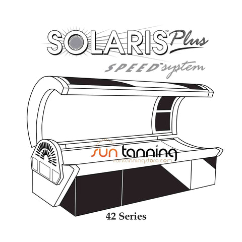 Solaris 42 Series Tanning Bed - Replacement Tanning Lamp Kit Lamps Cosmolux 