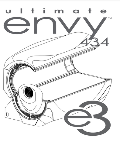 Ultimate Envy 434-3F Certified Tanning Lamp Replacement Kit