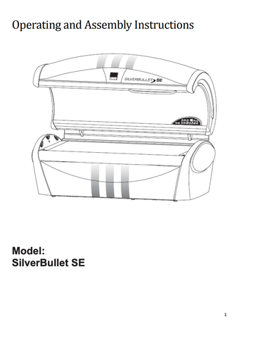 Silver Bullet SE Tanning Bed Tanning Lamp Kit (2004 or Newer Models) Lamps Cosmolux 