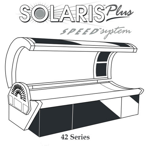 Solaris Plus 42 3F Speed System Tanning Bed - Replacement Lamp Kit