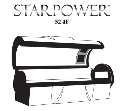 Starpower 52 4F (Year 2000 Model B ) Tanning Lamp Replacement Kit