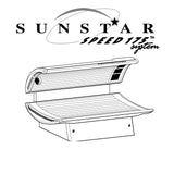 Sunstar ZX30 Tanning Lamp Replacement Kit Lamps Radiance 