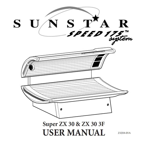 Sunstar ZX30 3F Speed 175 and 205 Tanning Lamp Replacement Kit (No Facial Lamps) Lamps Radiance 