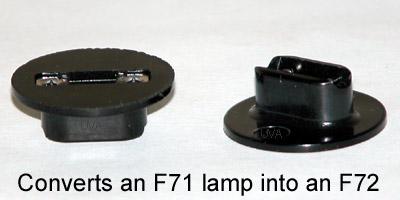 RDC Lamp Adapter Cap F71 To F72 Tanning Bed Parts Sun Tanning Store 
