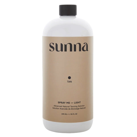 Sunna Tan Light Tanning Solution 33.8 oz. Spray Tanning Solutions Sunna Tan 