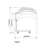 ProSun RenuvaSkin L12 Portable Red Light Therapy Canopy System