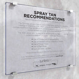 Acrylic FDA Room Recommendation Sign