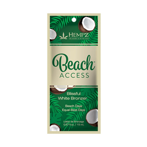 Hempz Beach Access White DHA Bronzer Pkt .57 OZ. (5 Pack) Tanning Lotions Hempz 