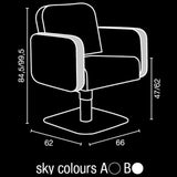 Salon Ambience CH/071 Icon Styling Chair+Reclining Salon Equipment Salon Ambience 