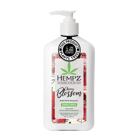 Hempz Limited Edition Cherry Blossom Moisturizer 17 OZ.