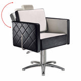 Salon Ambience CH/102 Square Reclining Styling Chair w/Headrest