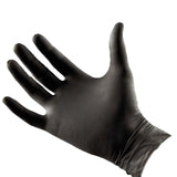 Norvell Black Latex Free Gloves - One Size (Case of 100) Spray Tanning Disposables Norvell 